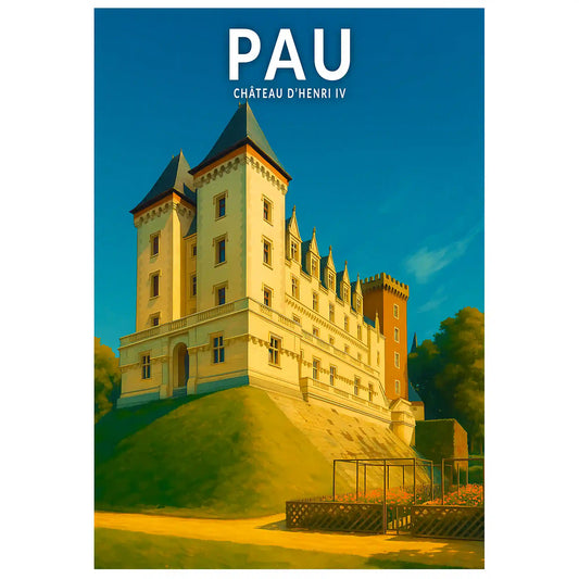 Affiche - Pau - Château d'Henri IV