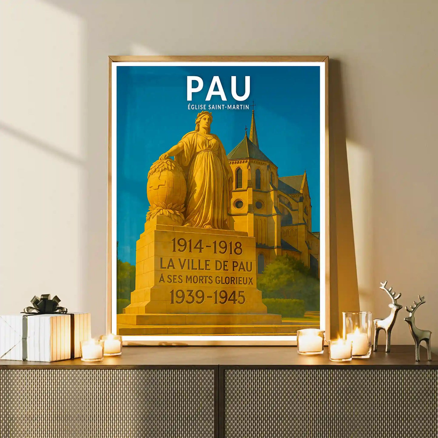 Affiche - Pau - Église Saint-Martin