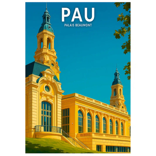Affiche - Pau - Palais Beaumont