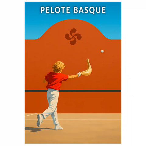 Affiche - Pelote Basque