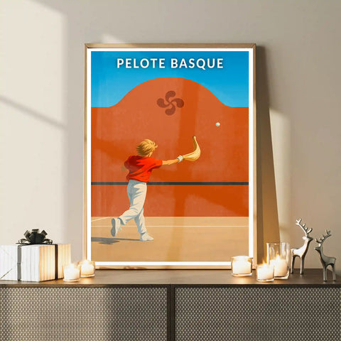 Affiche - Pelote Basque
