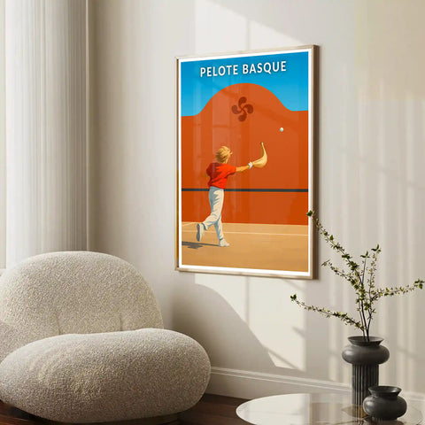 Affiche - Pelote Basque