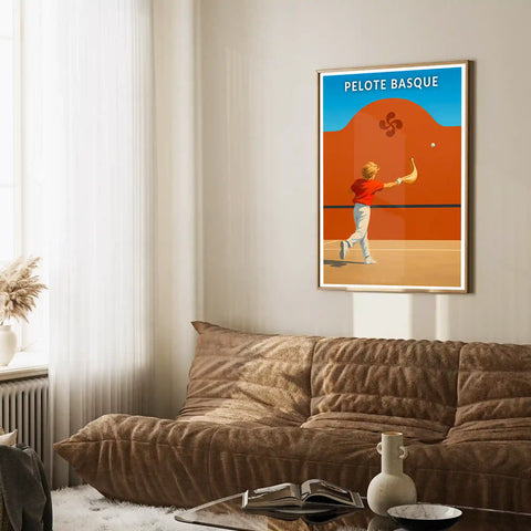 Affiche - Pelote Basque