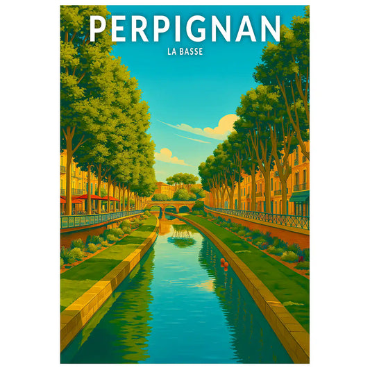 Affiche - Perpignan - La Basse