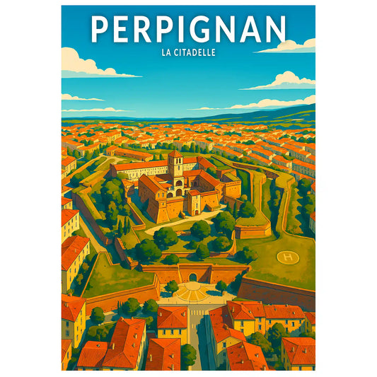 Affiche - Perpignan - La Citadelle