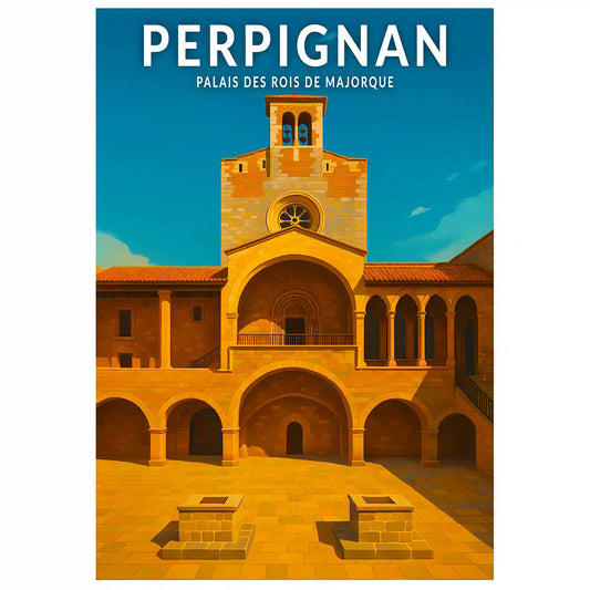 Affiche - Perpignan - Palais des Rois de Majorque