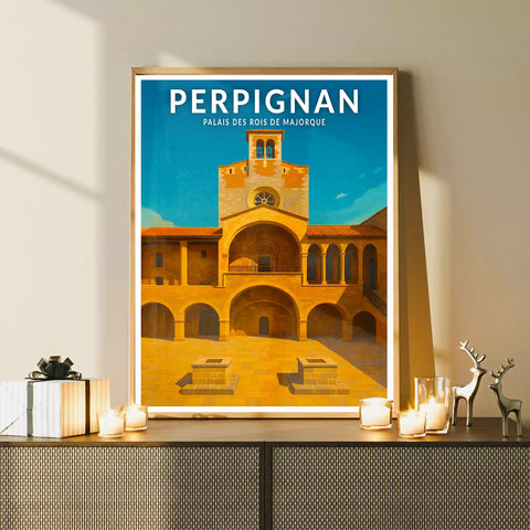 Affiche - Perpignan - Palais des Rois de Majorque