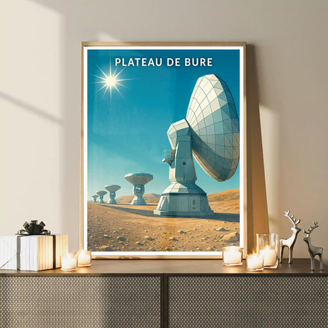 Affiche - Plateau de Bure