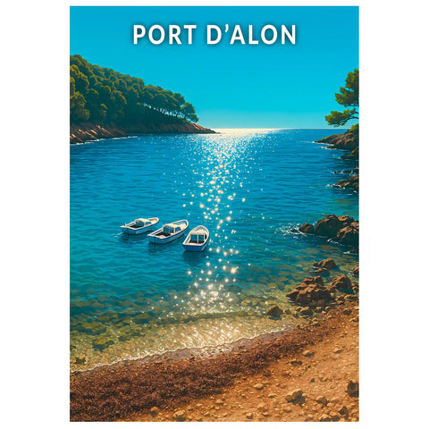 Affiche - Port d'Alon