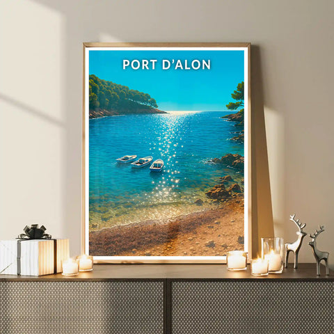 Affiche - Port d'Alon