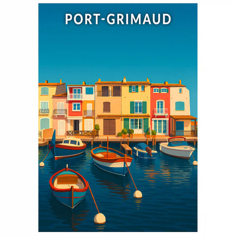 Affiche - Port-Grimaud