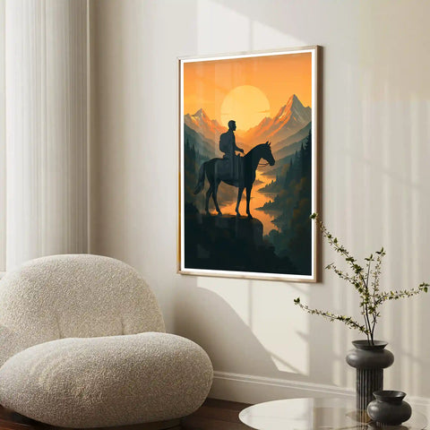 Affiche - Randonnée à Cheval