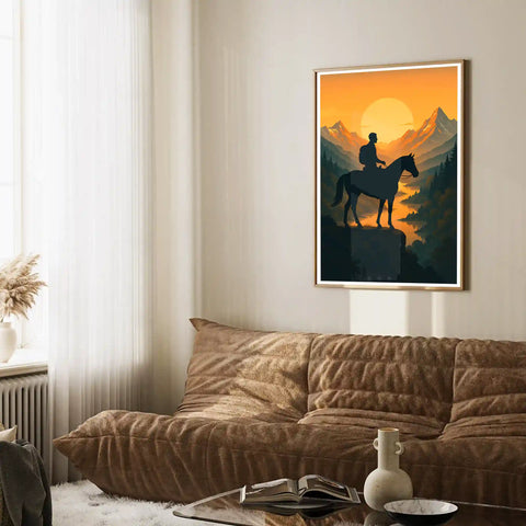 Affiche - Randonnée à Cheval