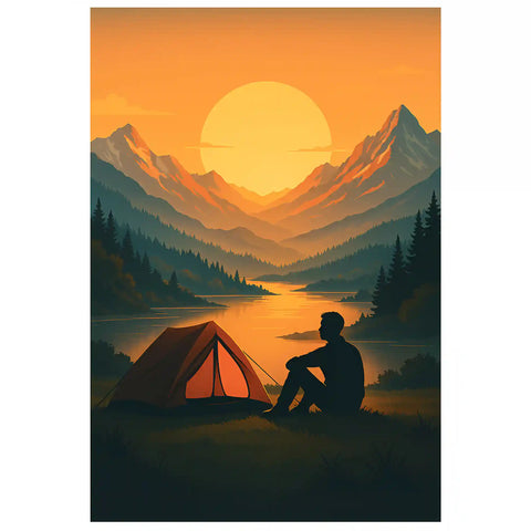 Affiche - Randonnée en Bivouac