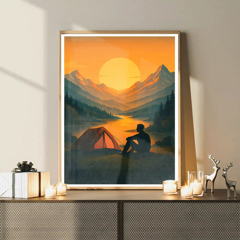 Affiche - Randonnée en Bivouac