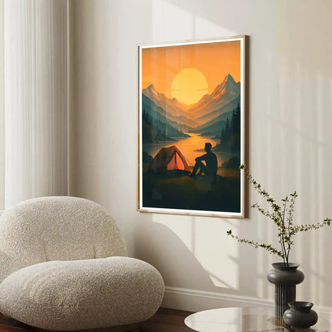 Affiche - Randonnée en Bivouac