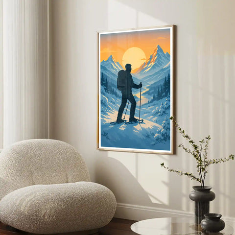 Affiche - Randonnée en Raquettes