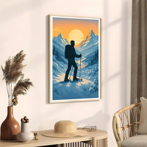 Affiche - Randonnée en Raquettes