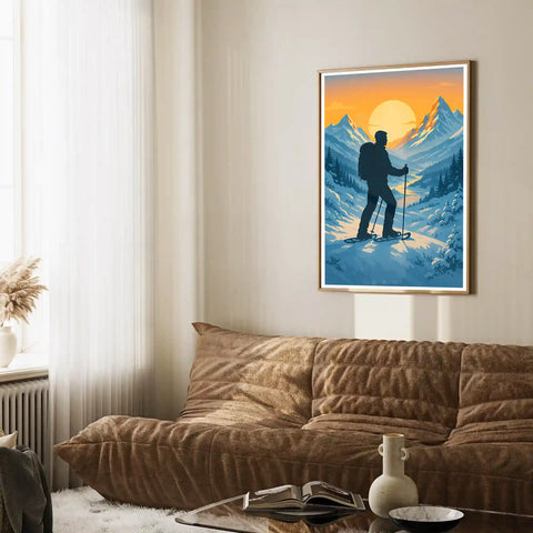 Affiche - Randonnée en Raquettes