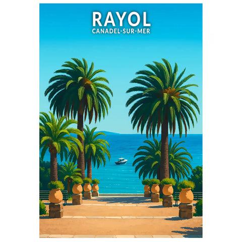 Affiche - Rayol-Canadel-sur-Mer