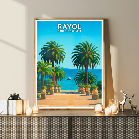 Affiche - Rayol-Canadel-sur-Mer