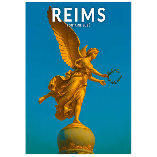 Affiche - Reims - Fontaine Subé