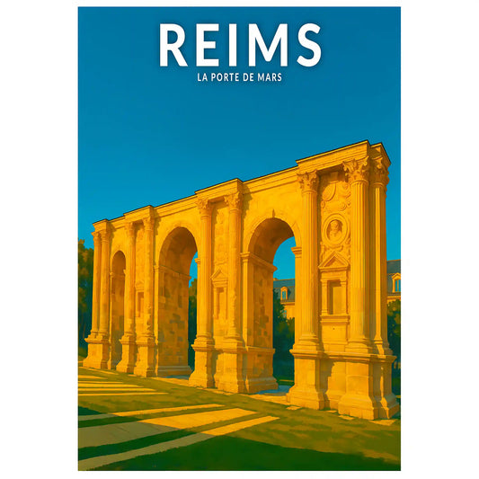 Affiche - Reims - La Porte de Mars