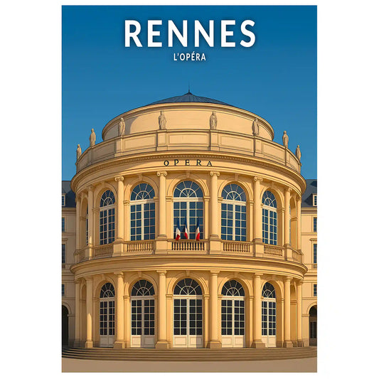 Affiche - Rennes - l'Opéra