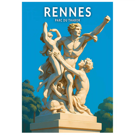 Affiche - Rennes - Parc du Thabor