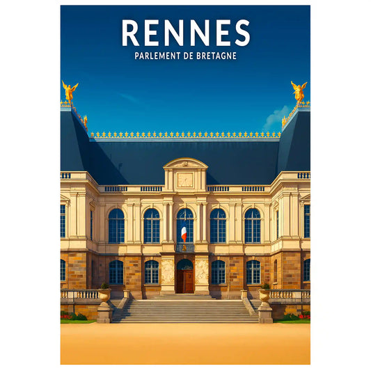 Affiche - Rennes - Parlement de Bretagne