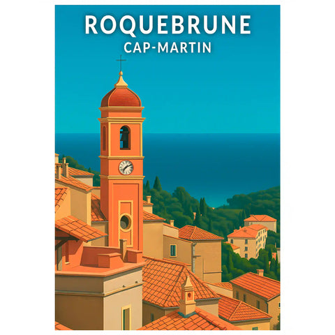 Affiche - Roquebrune-Cap-Martin