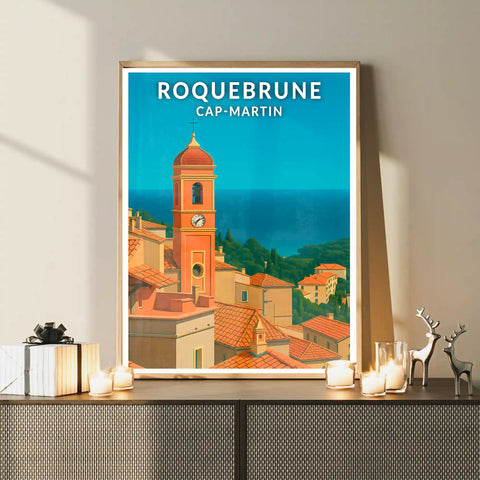 Affiche - Roquebrune-Cap-Martin