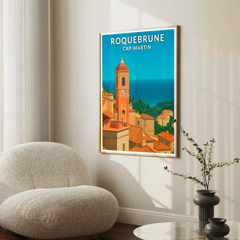 Affiche - Roquebrune-Cap-Martin