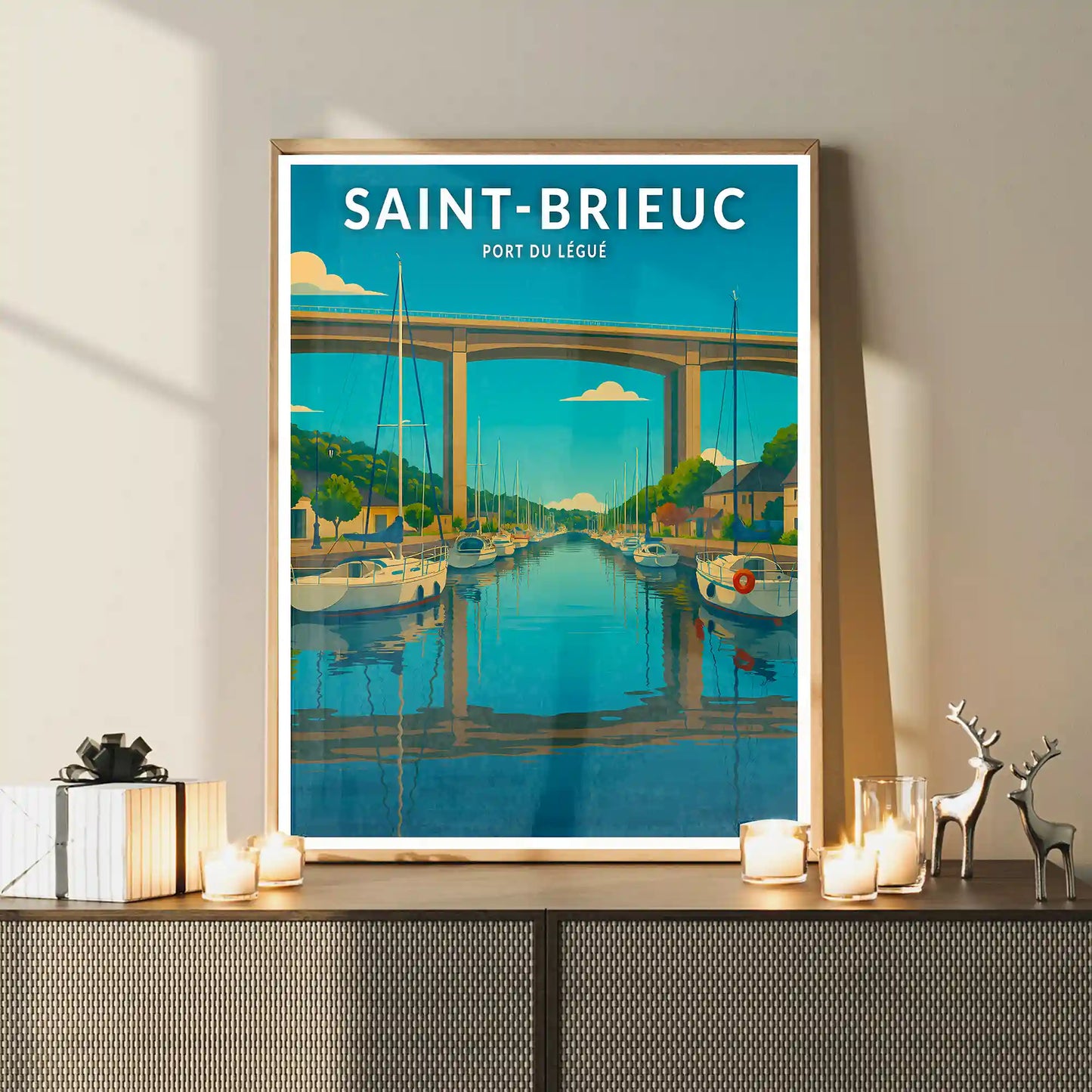 Affiche - Saint-Brieuc - Port du Légué