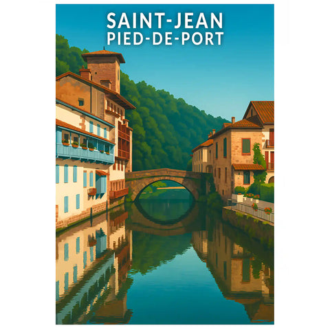 Affiche - Saint-Jean-Pied-de-Port