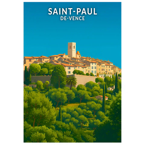 Affiche - Saint-Paul-de-Vence