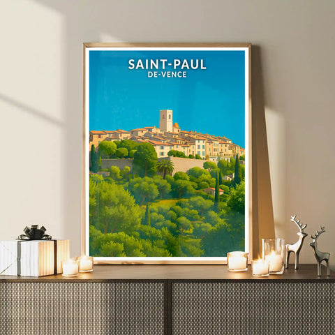 Affiche - Saint-Paul-de-Vence