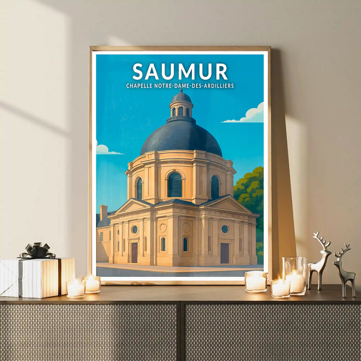 Affiche - Saumur - Chapelle Notre-Dame-des-Ardilliers