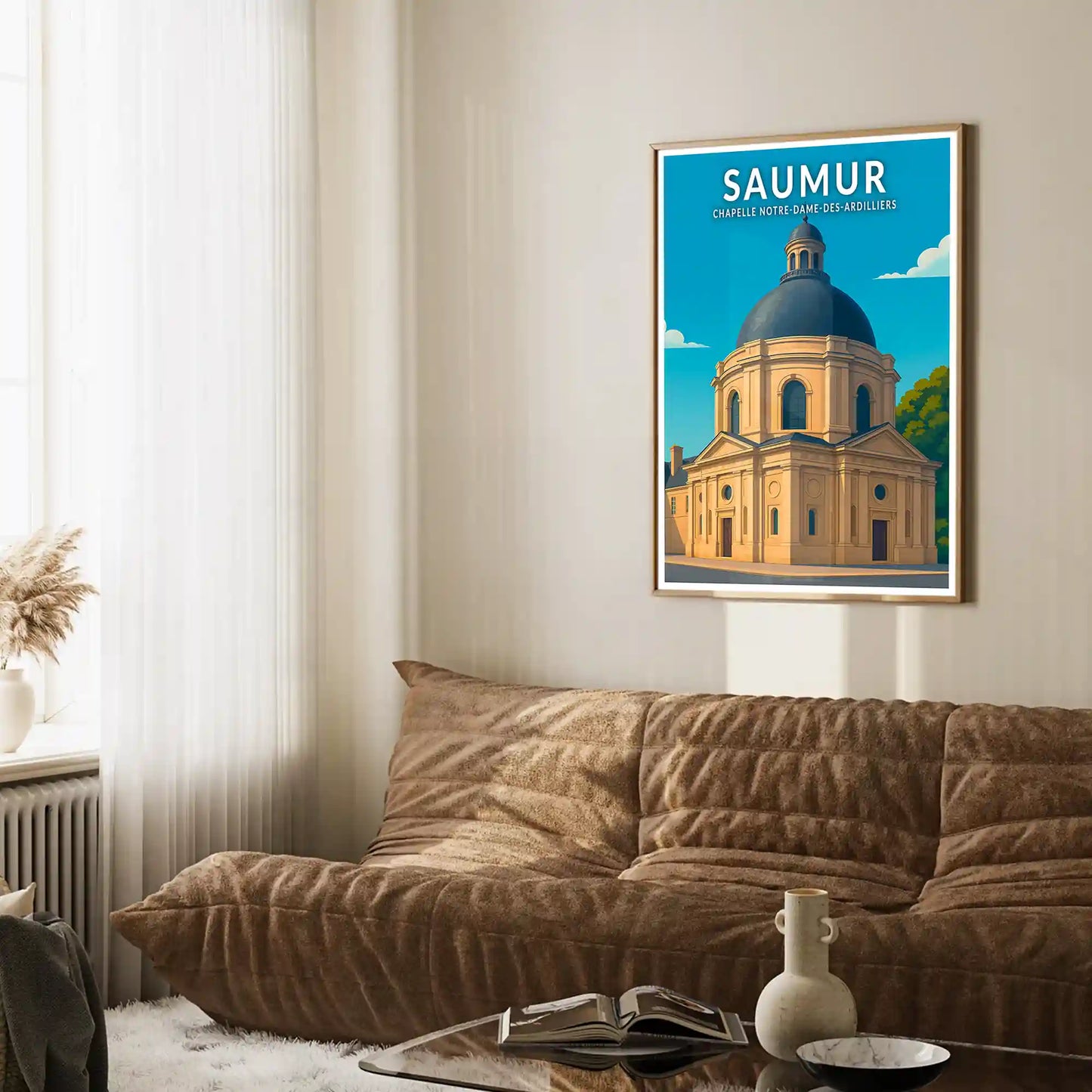 Affiche - Saumur - Chapelle Notre-Dame-des-Ardilliers