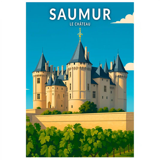 Affiche - Saumur - Le Château