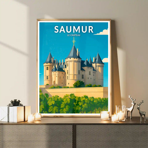 Affiche - Saumur - Le Château