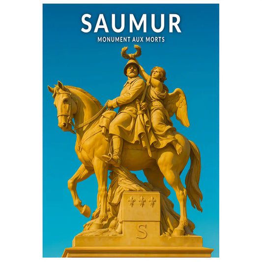 Affiche - Saumur - Monument aux Morts