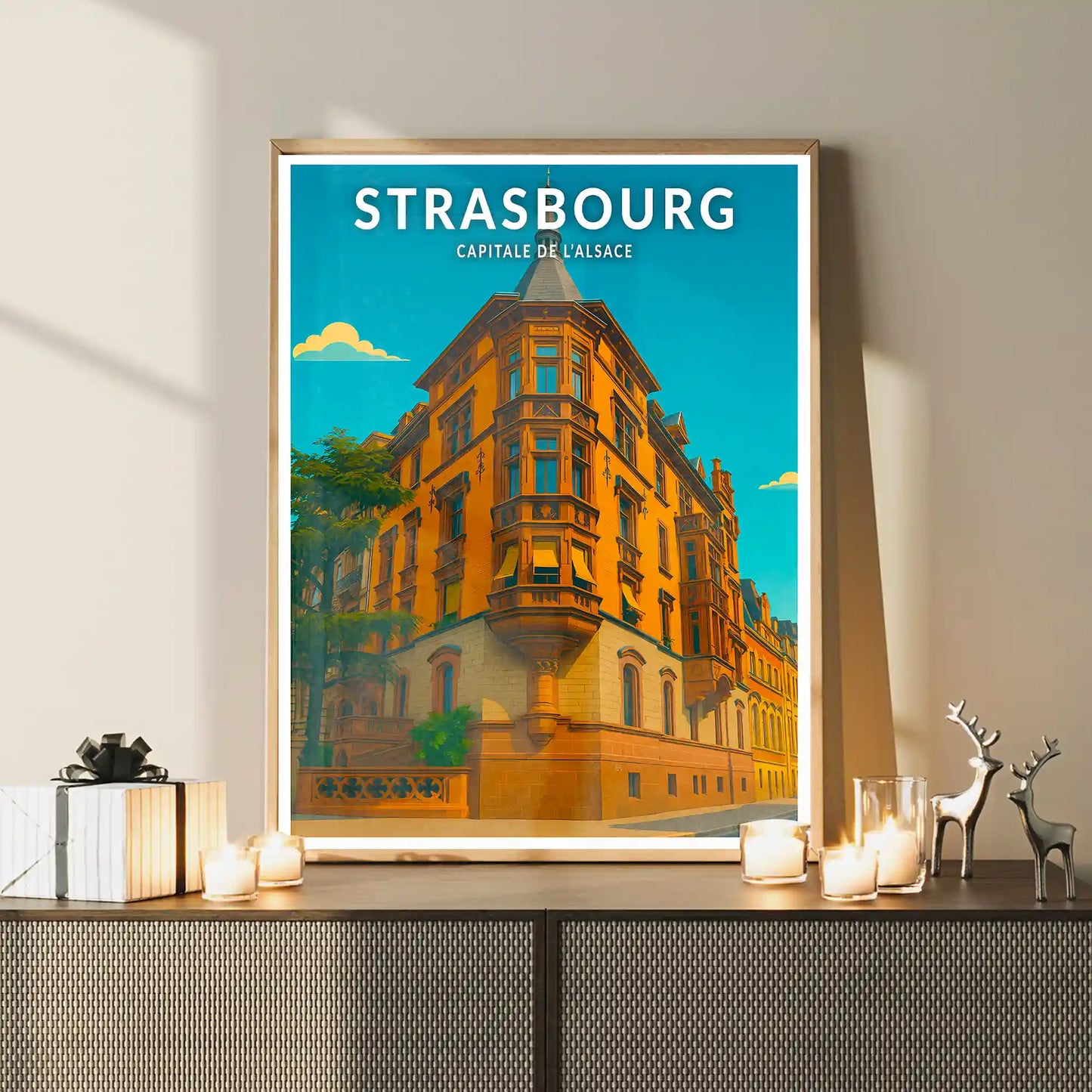 Affiche - Strasbourg - Capitale de l'Alsace