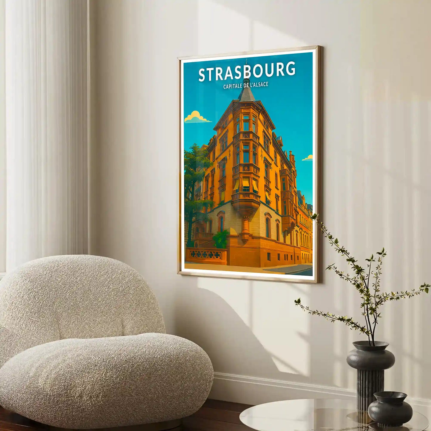 Affiche - Strasbourg - Capitale de l'Alsace