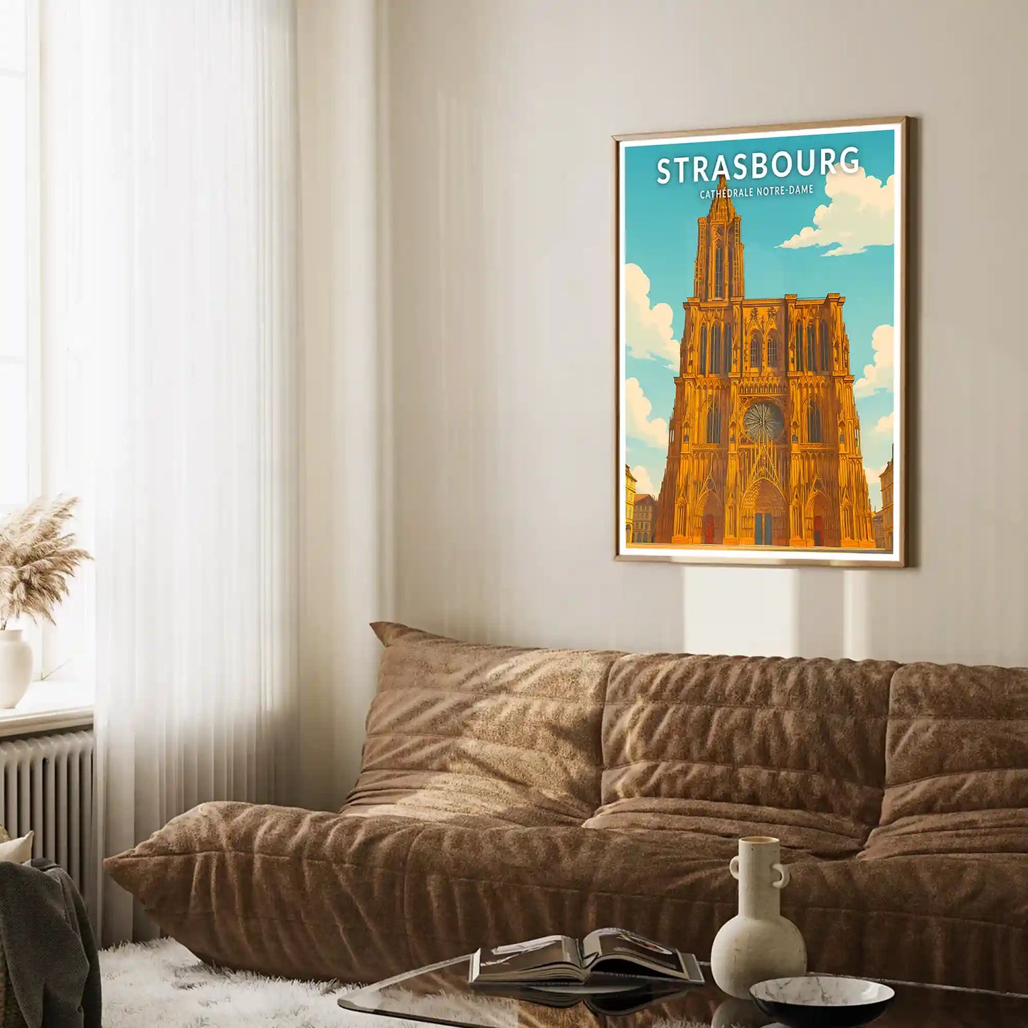 Affiche - Strasbourg - Cathédrale Notre-Dame