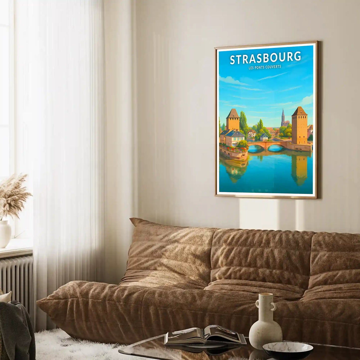 Affiche - Strasbourg - Les Ponts Couverts