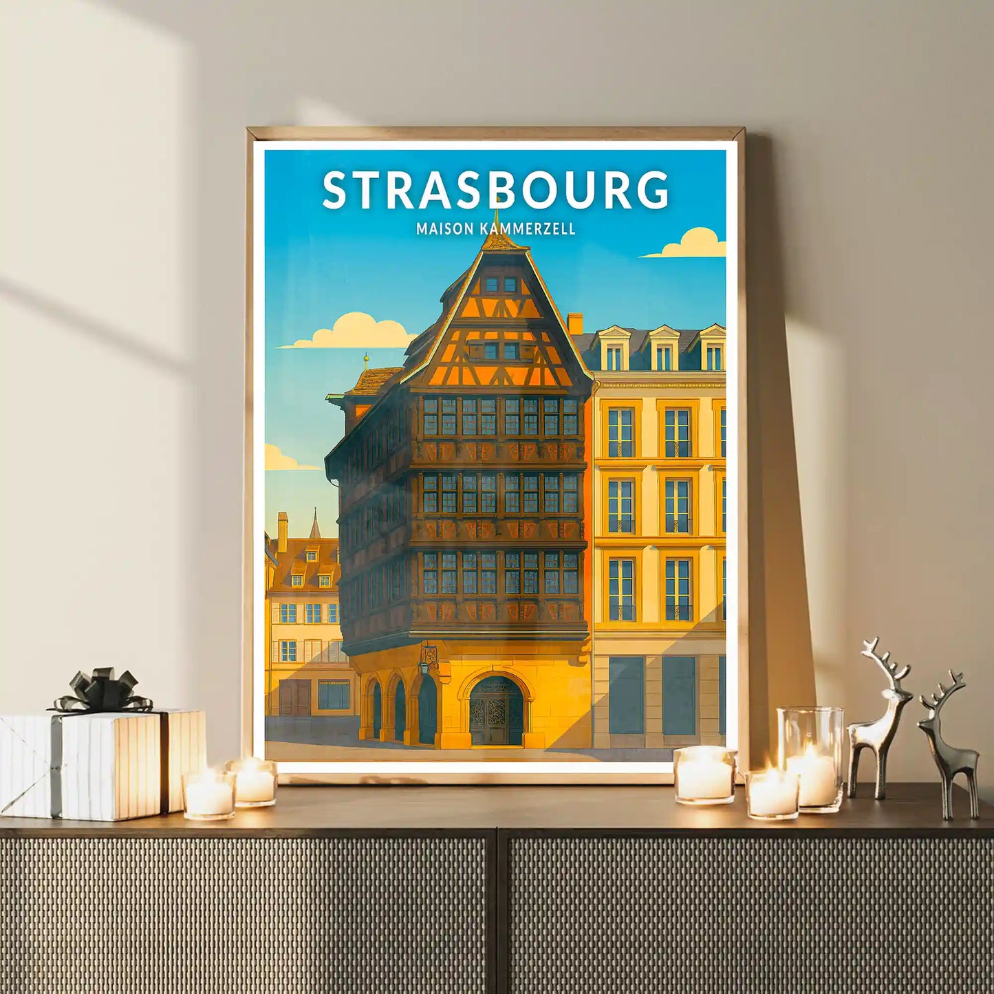 Affiche - Strasbourg - Maison Kammerzell