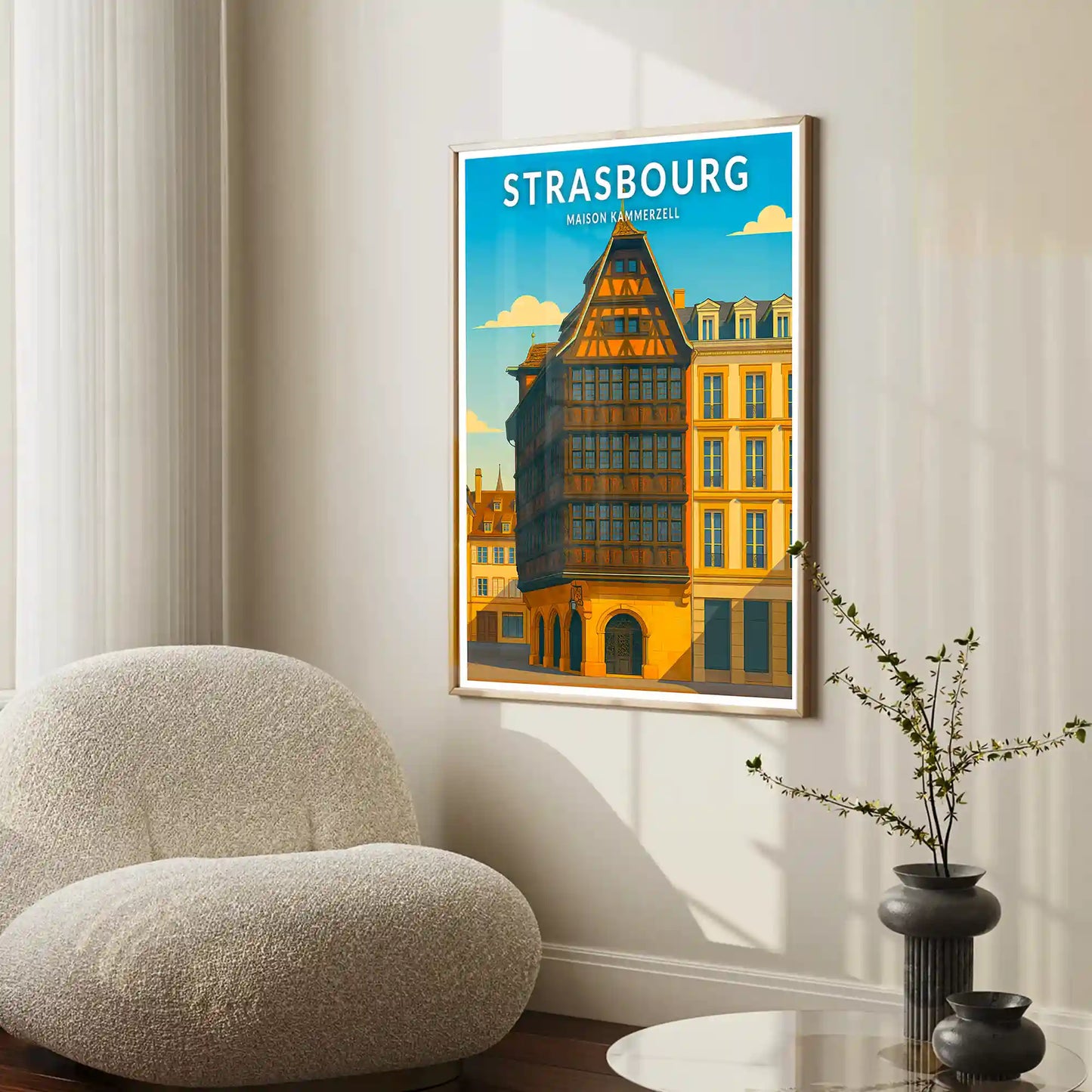 Affiche - Strasbourg - Maison Kammerzell