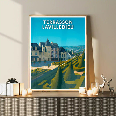 Affiche - Terrasson-Lavilledieu