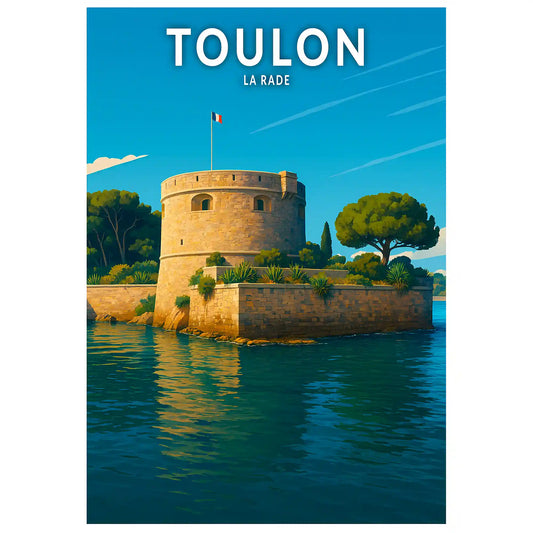 Affiche - Toulon - La Rade